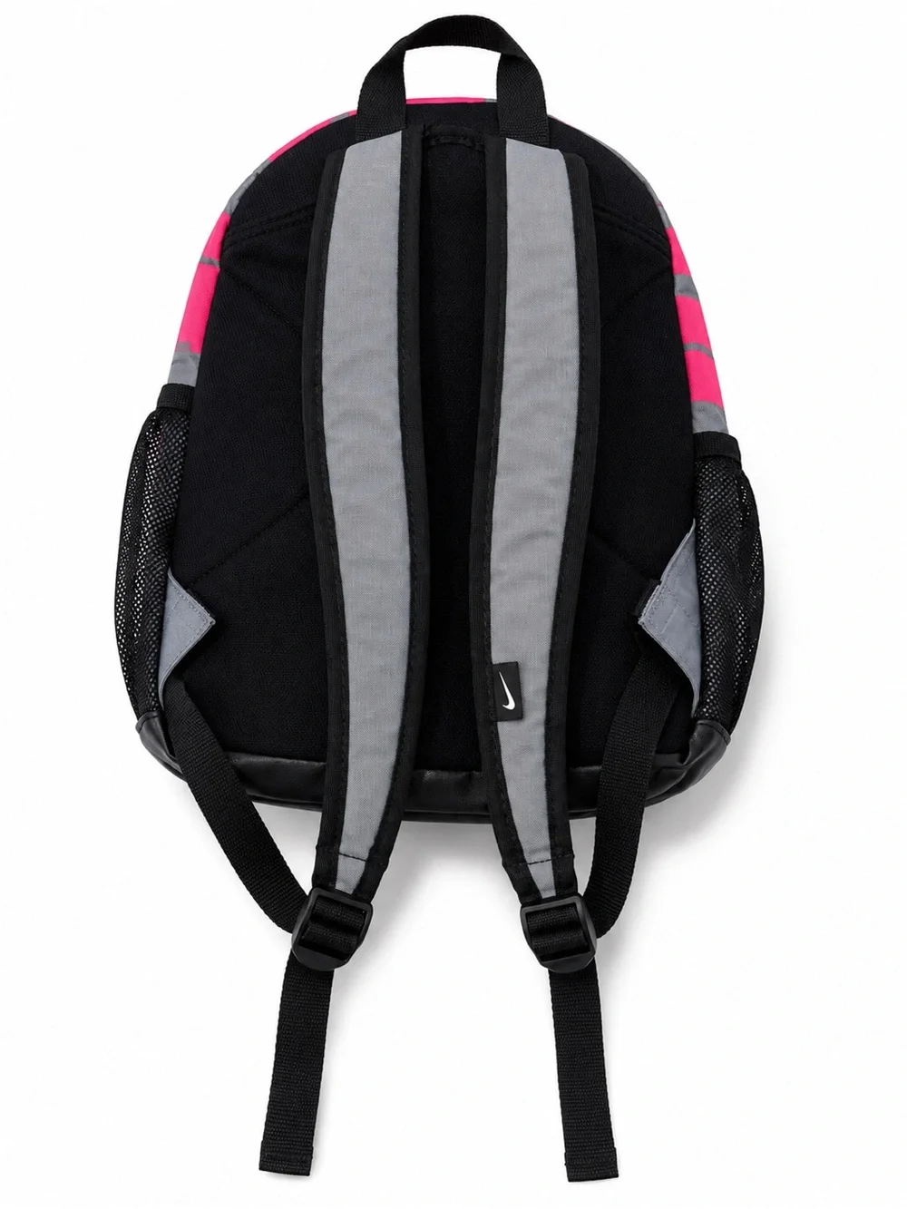 Nike Gray Backpack with Pink Accents